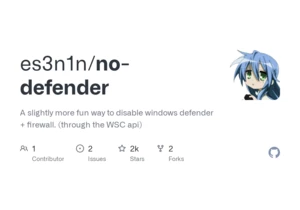 A slightly more fun way to disable Windows Defender (through the WSC API)