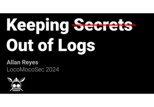 Keeping secrets out of logs (2024)