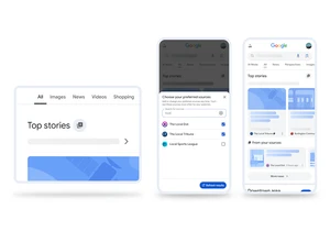 Google lets you pick preferred sources when you search