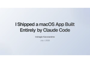 Building a Mac app with Claude code