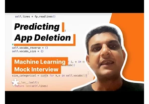 Machine Learning Interview - Design an ML Model To Predict App Deletion