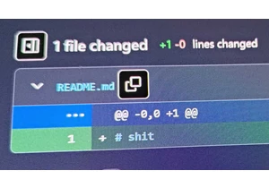 Milestone one billionth Github Repo is just the word 'sh*t'