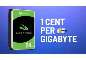 Seagate's monstrous BarraCuda 24TB hard drive on sale for only one cent per gigabyte — drops back to Prime Day pricing at $250