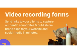 Video Recording Forms by Milk Video — Capture, clip and ship video content