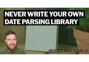 Never write your own date parsing library