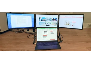  Aura Triple Aero 15.6 Pro Max portable monitor review: 43 inches of real estate spread across three displays 