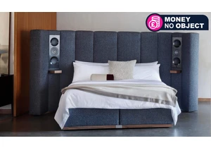 If you haven't considered this super high-end bed with inbuilt KEF speakers, do you even love music?