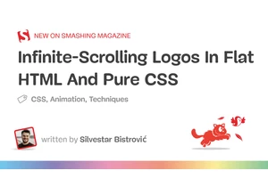 Infinite-Scrolling Logos In Flat HTML And Pure CSS