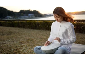 This Bluetooth speaker is also a 'soulful' musical instrument that requires 'no experience or special technique' to play, and wants to relax your mind