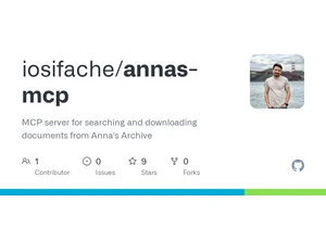 Show HN: MCP server for searching and downloading documents from Anna's Archive