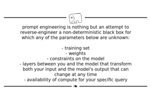 Prompting LLMs is not engineering
