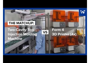 Formlabs Form 4 3D Printer Beats Injection Molding Machine in Speed and Quality [video]