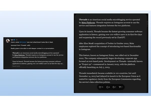 Meta is experimenting with long-form text on Threads