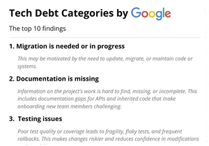 Google Measures and Manages Tech Debt
