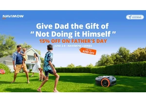 Upgrade his lawn game: Get 15% off the robot mower Dad didn’t know he needed