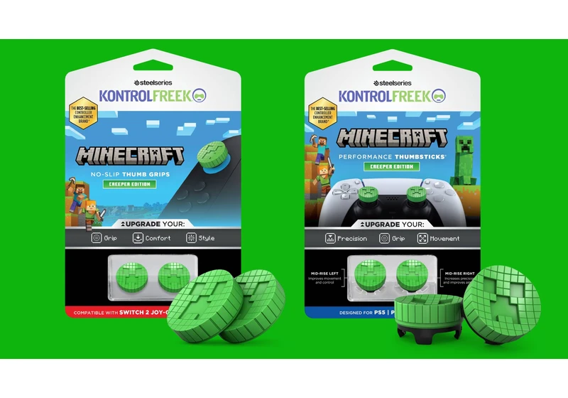  KontrolFreek reveals new Minecraft thumbsticks, including a model for Nintendo Switch 2 