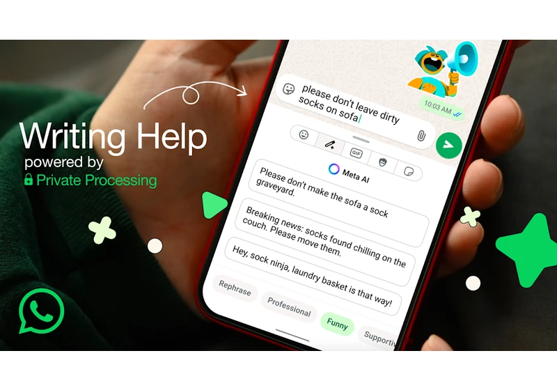 WhatsApp is the latest to offer an AI-powered writing assistant