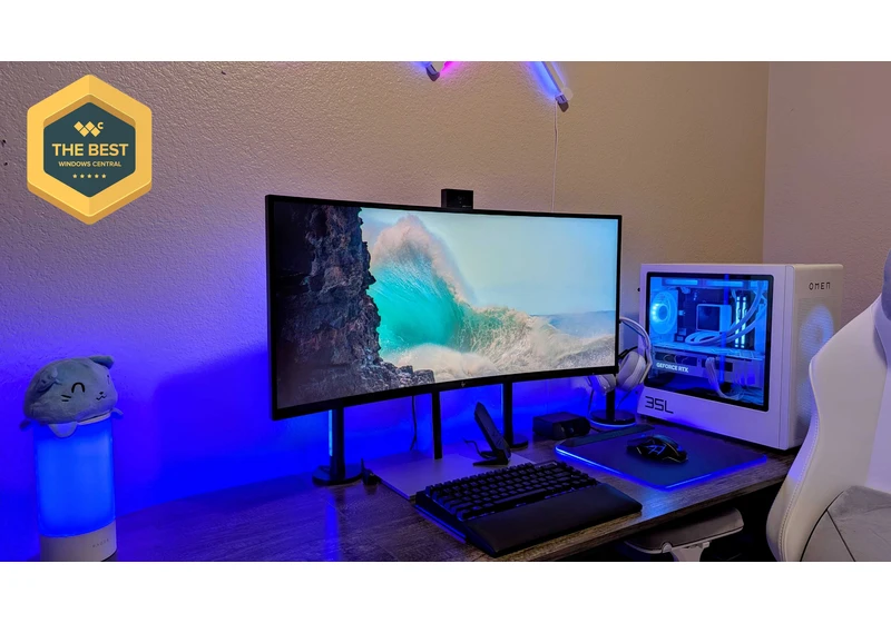 I may have found the ultimate monitor for conferencing and productivity, but it has a few weaknesses