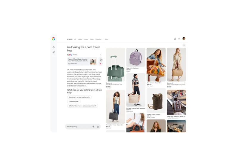 Google's AI Mode lets you virtually try clothes on by uploading a single photo