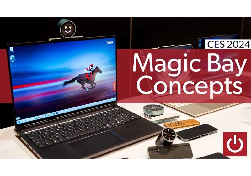 Lenovo Magic Bay turns your laptop into a Swiss Army knife