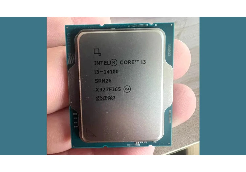 Unreleased Intel Core i3-14100 Raptor Lake Refresh CPU listed at Chinese etailer for $120