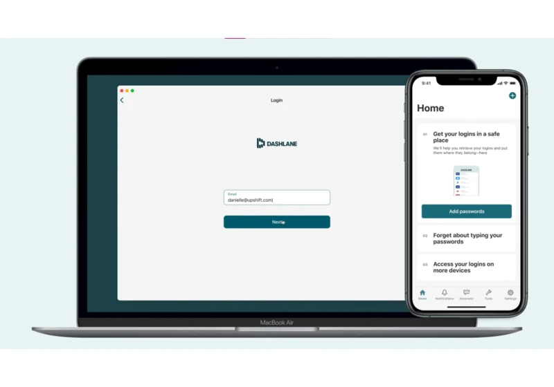 You won’t need a password to use Dashlane’s password manager