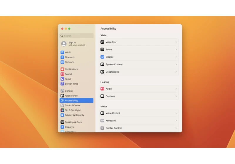 How to turn on accessibility features on MacOS