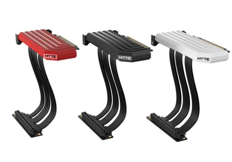 Hyte’s swanky GPU riser cable includes a fake graphics card