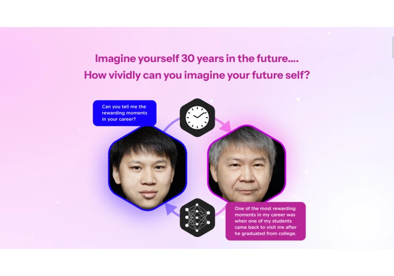 This AI tool lets you confront your future self – and you might like what you find