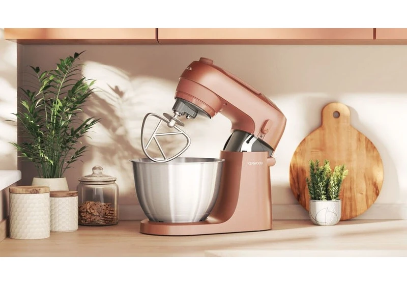 Small kitchen? No problem - Kenwood's tiny stand mixer lets you make up to 48 cupcakes and fits virtually anywhere