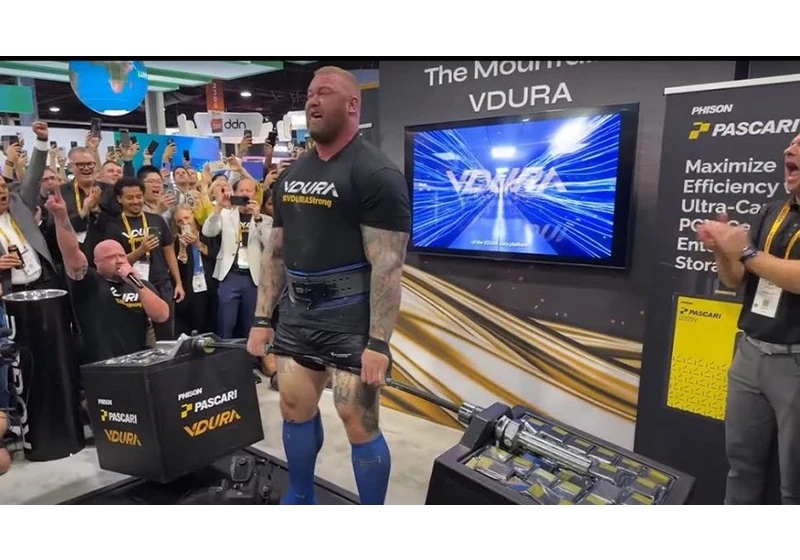 Famous GoT actor lifts more than $20 million worth of 122.88TB SSDs for charity; 'The Mountain' carried 2,316 drives, totaling almost 283PB