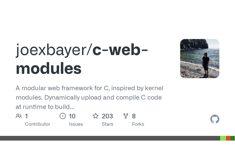 Hobby Project: A dynamic C (Hot reloading) module-based Web Framework