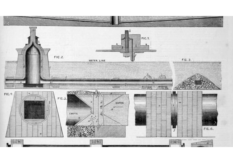 November 1861: Chalmers' under Channel railway