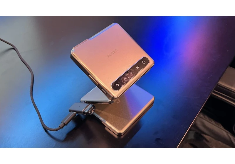 Forget tri-folding phones – this pocketable folding projector is the companion I want for my 2025 travels