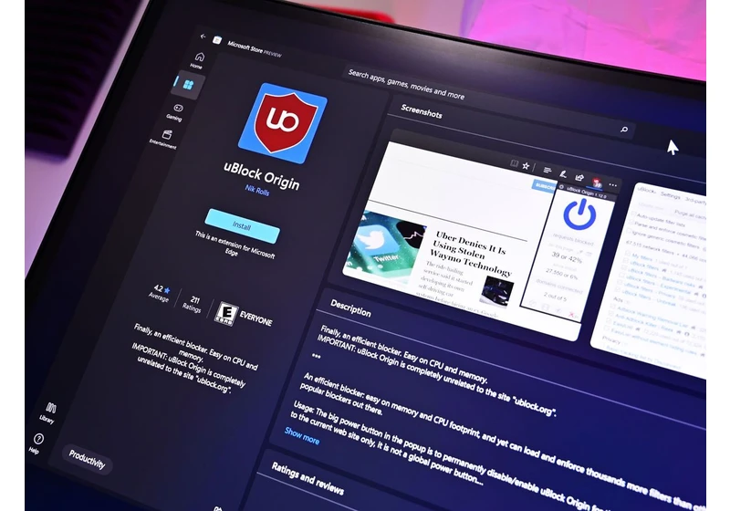 Google warns it will end support for uBlock Origin soon "because it doesn't follow best practices for Chrome extensions" — leaving over 30 million users susceptible to intrusive ads