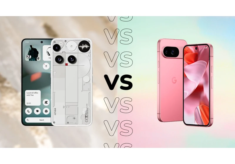 Nothing Phone 3 vs Pixel 9: Which Android should you choose?