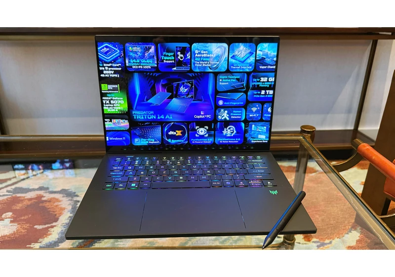 Acer's ultra-portable Predator Triton 14 AI gaming laptop could be the coolest thing at Computex