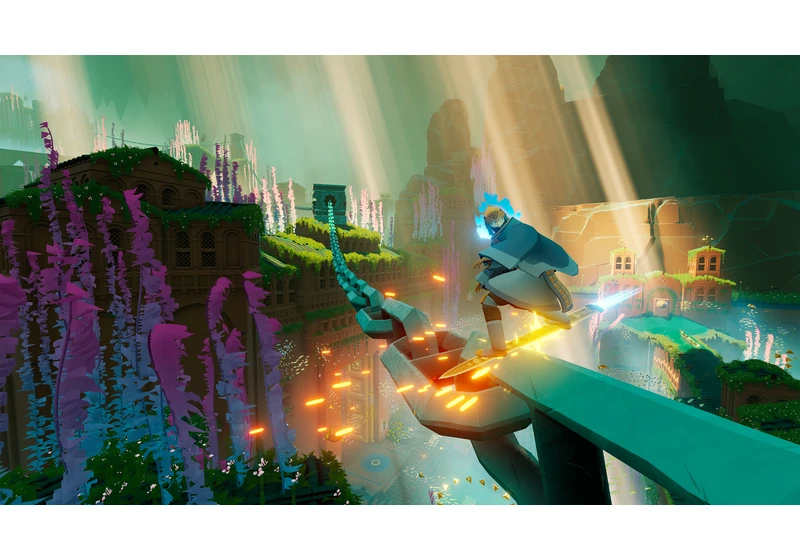  Sword Of The Sea is a technicolor trip of a game from the makers of Journey  