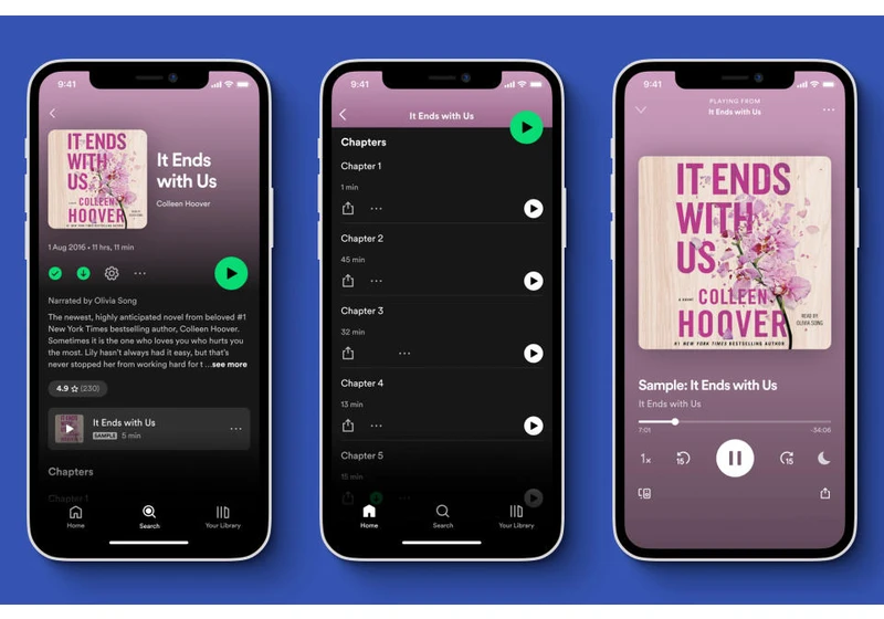 Spotify's free audiobook credit is coming to Canada and other countries next week