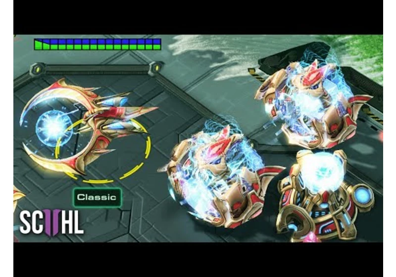 Classic's Crazy Tempest Rush - Starcraft 2: Classic vs. Dark