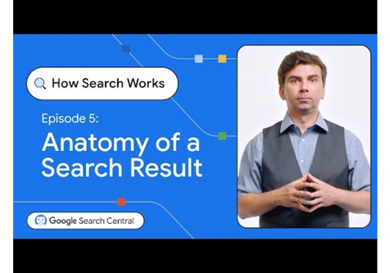 Anatomy of a Search Result