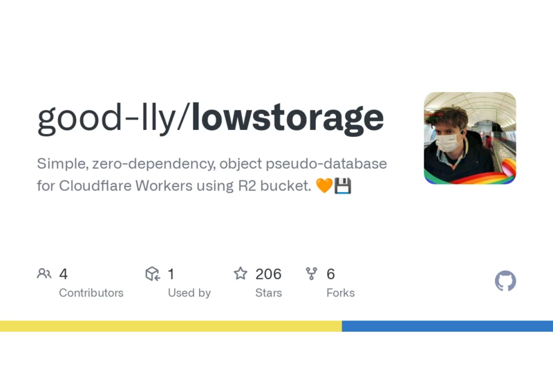 Lowstorage: JSON-based database for Cloudflare Workers and R2 buckets