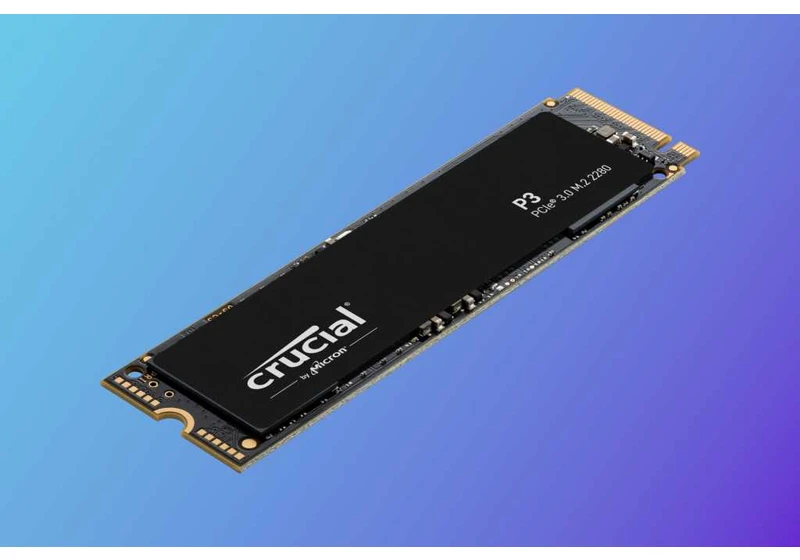Score a 1TB Crucial P3, one of our favorite SSDs, for a measly $46