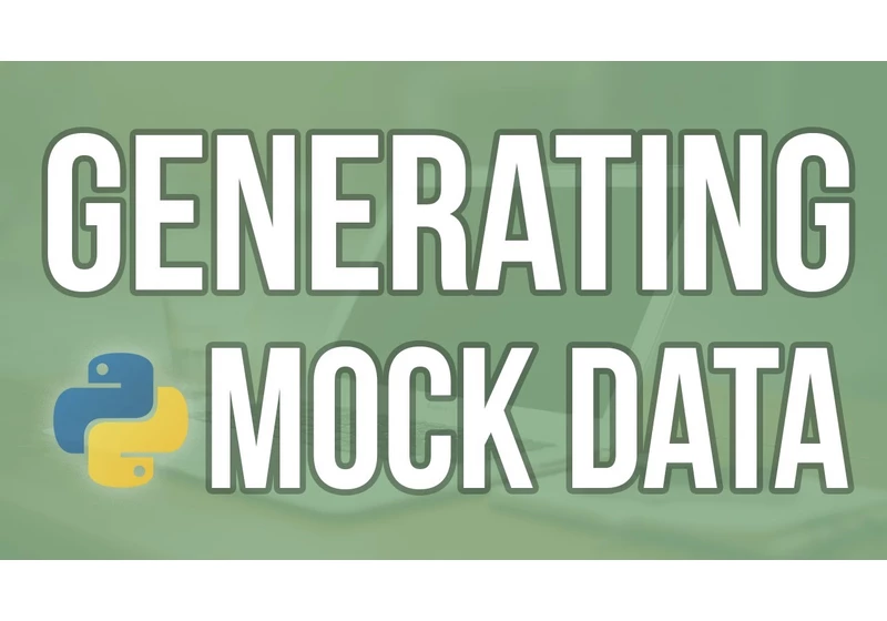 Generating Mock Data with Python! (NumPy, Pandas, & Datetime Libraries)