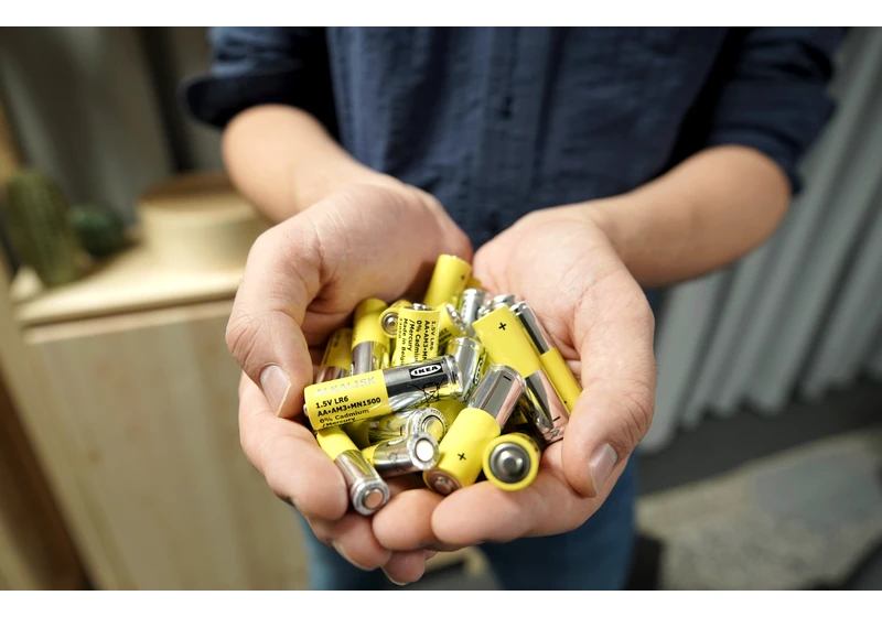 Ikea stops selling regular batteries, only allows rechargeable ones