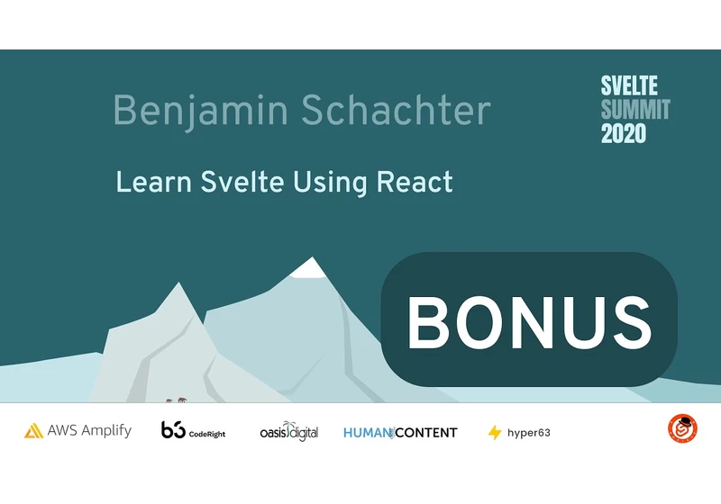 Benjamin Schachter: Learn Svelte Using React
