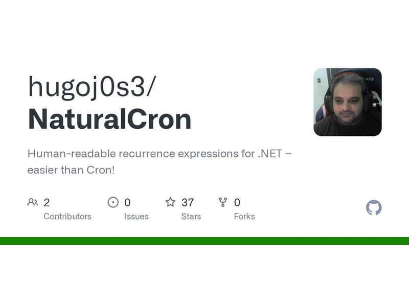 Show HN: NaturalCron – Human-Readable Scheduling for .NET (With Fluent Builder)