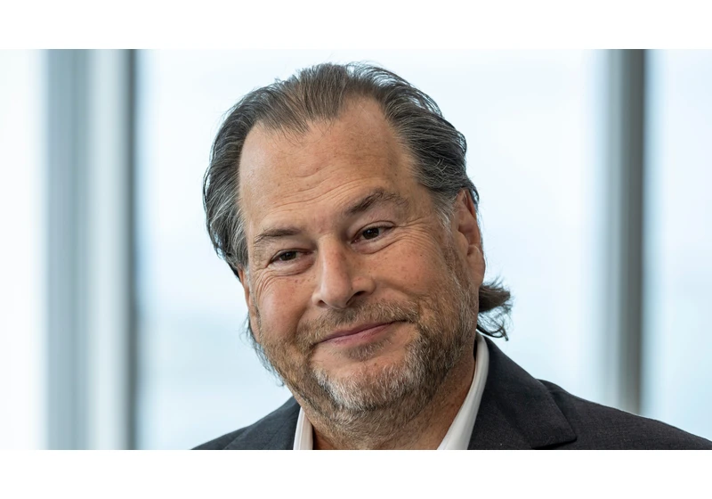 Marc Benioff says "AI is doing 30-50% of the work at Salesforce now" — after debating software engineer hires due to incredible productivity gains from agentic AIs