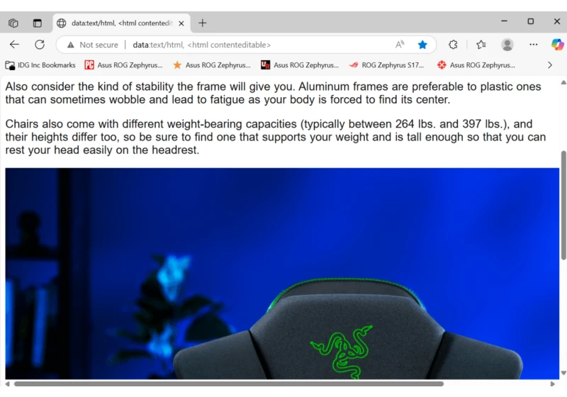 I turned a browser tab into a handy notepad. It’s easy!