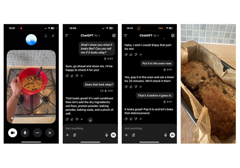 I tested ChatGPT Advanced Voice Mode's sous-chef ability by baking banana bread – here’s how it went